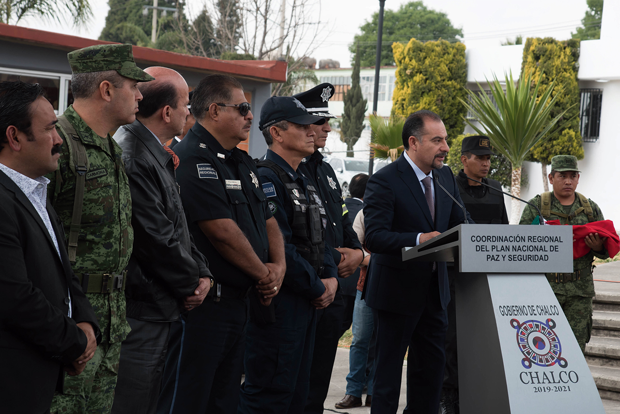 Boletín 021.-Gobierno de Chalco inaugura la primera Coordinación Regional del Plan Nacional de Paz y Seguridad del Estado de México