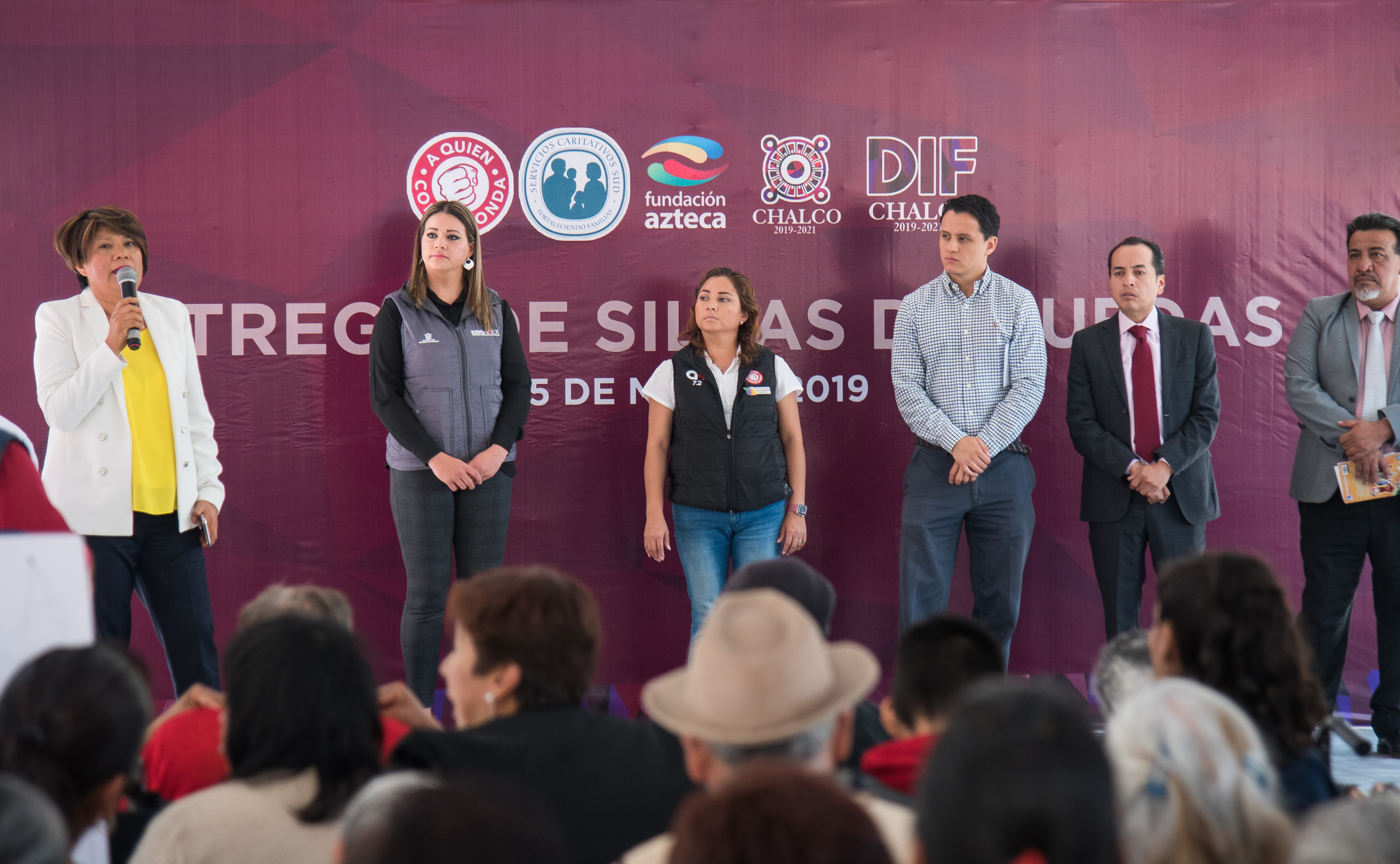 Boletín 029.-Sistema Municipal DIF Chalco encabeza la entrega de 53 sillas de ruedas