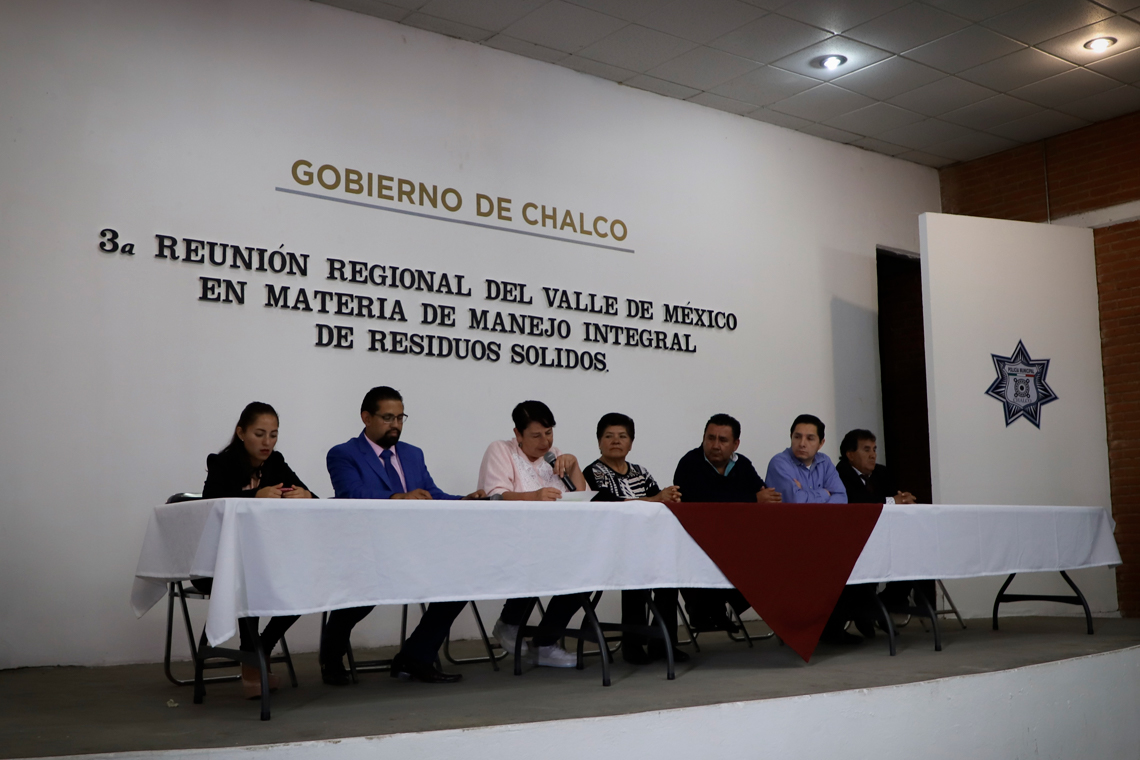 Boletín 63.-Gobierno de Chalco encabeza la Tercera Reunión del Valle de México en Materia de Manejo Integral de Residuos Sólidos