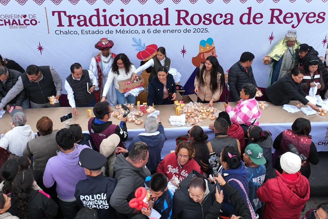 Boletín 003.- Gobierno de Chalco festeja el Día de Reyes