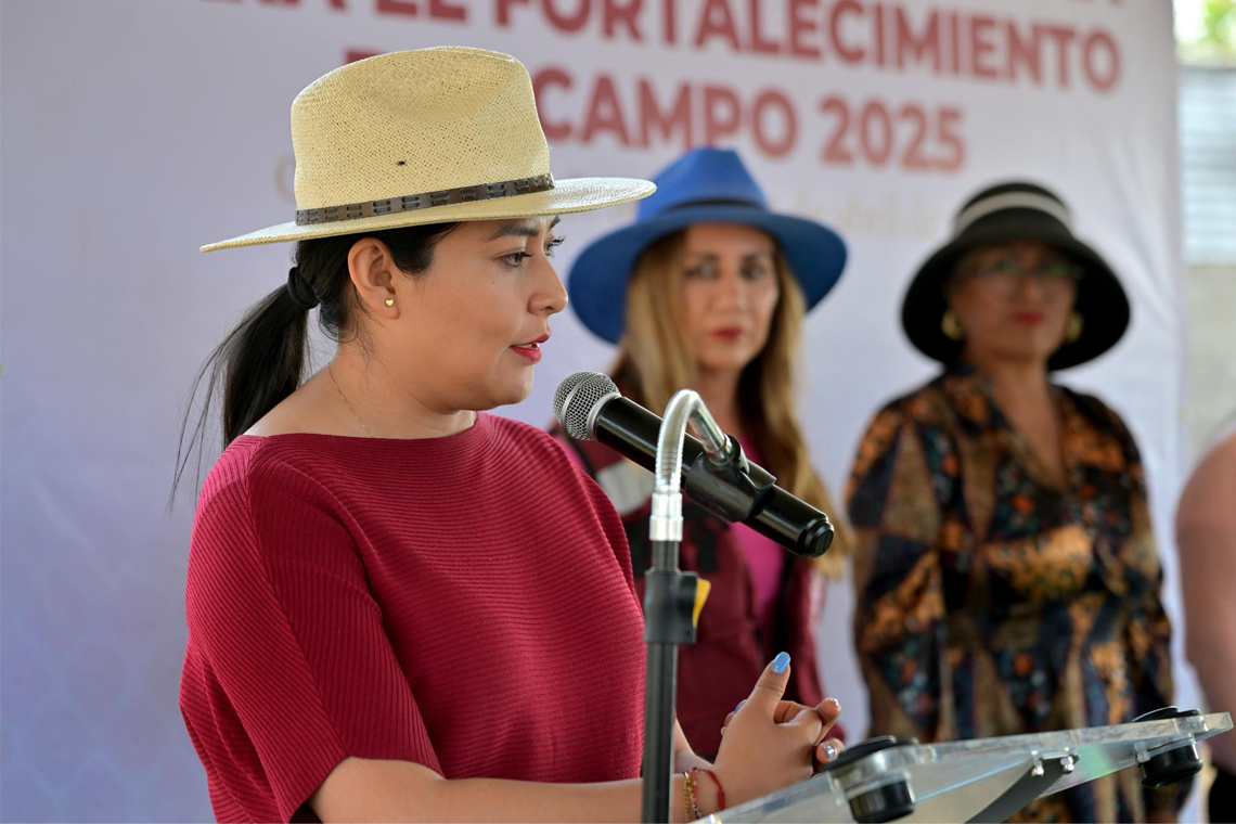 Boletín 031.- Abigail Sánchez inicia en Huexoculco Programa para el Campo 2025